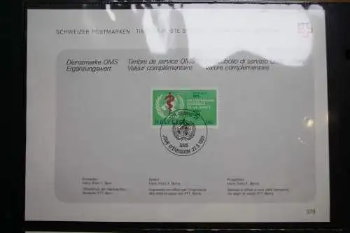 Schweiz Ersttagsblätter 1997-2001 im Post-Binder #LZ781