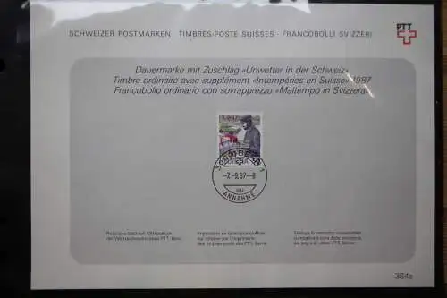 Schweiz Ersttagsblätter 1997-2001 im Post-Binder #LZ781