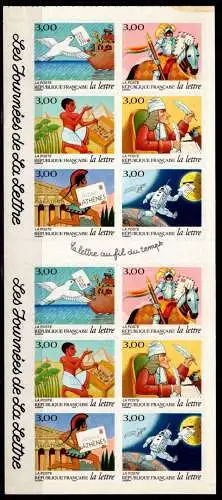 Frankreich 3290-3295 postfrisch als Markenheftchen #OK215