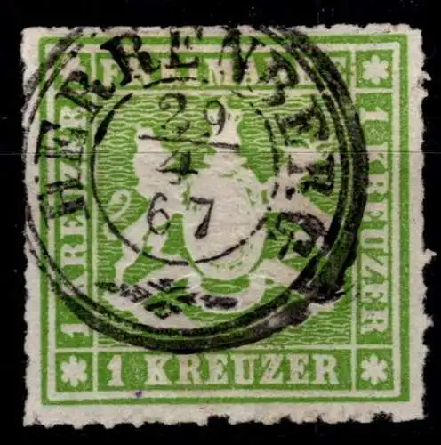 Württemberg 30 gestempelt #OK586