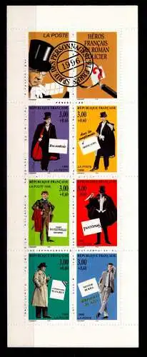 Frankreich 3168-3173 postfrisch als Markenheftchen #OK228