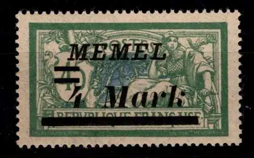 Memel 91 II postfrisch geprüft Dr. Petersen BPP #OK602