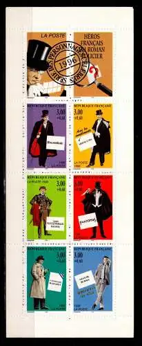 Frankreich 3168-3173 postfrisch als Markenheftchen #OK229
