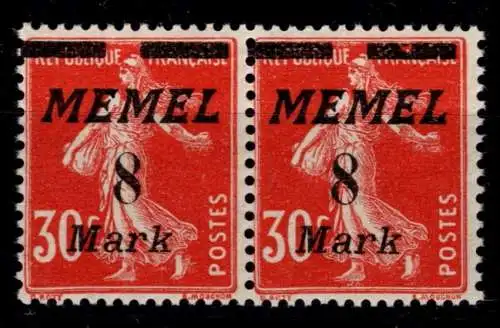 Memel 112 PF II postfrisch geprüft Klein BPP #OK605
