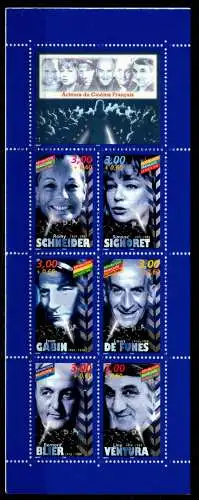 Frankreich 3331-3336 postfrisch als Markenheftchen #OK211