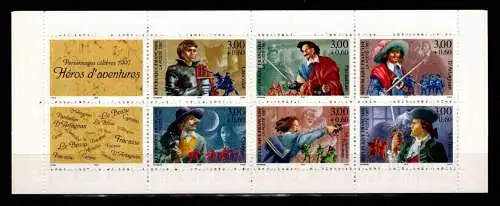 Frankreich 3255-3260 postfrisch als Markenheftchen #OK221