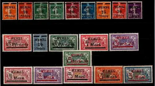 Memel 52-71 postfrisch #OK641