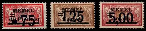 Memel 49-51 postfrisch #OK640