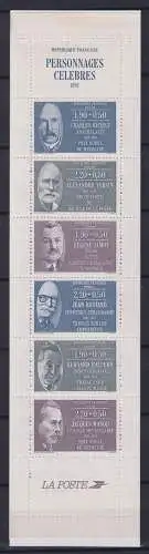 Frankreich 2592-2597 postfrisch als Markenheftchen #OK287