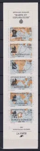 Frankreich 2655-2660 postfrisch als Markenheftchen #OK280