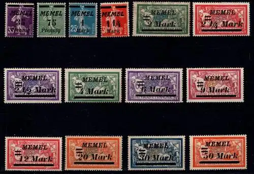 Memel 84-97 postfrisch #OK642