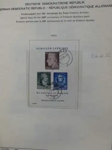 DDR komplett gestempelt von 1949-1972 im Schaubek Binder #LZ768
