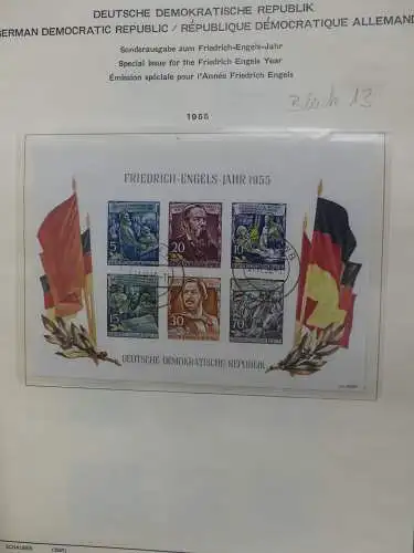 DDR komplett gestempelt von 1949-1972 im Schaubek Binder #LZ768