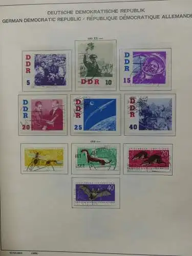 DDR komplett gestempelt von 1949-1972 im Schaubek Binder #LZ768