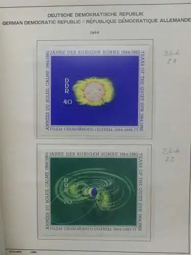 DDR komplett gestempelt von 1949-1972 im Schaubek Binder #LZ768