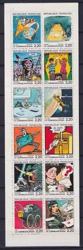 Frankreich 2638-2649 postfrisch als Markenheftchen #OK282