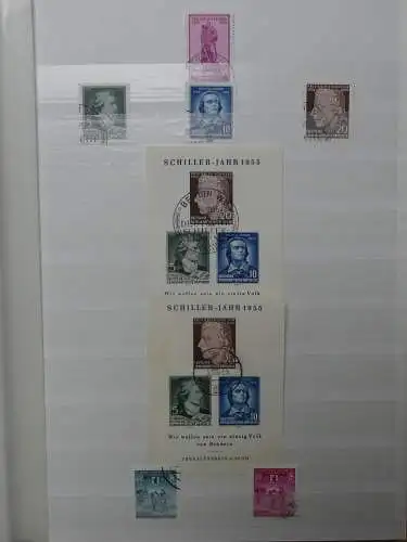 DDR ab Anfängen gestempelt besammelt im Einsteck Album #LZ809