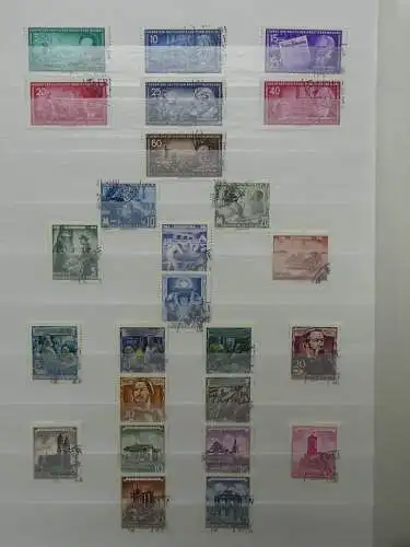 DDR ab Anfängen gestempelt besammelt im Einsteck Album #LZ809