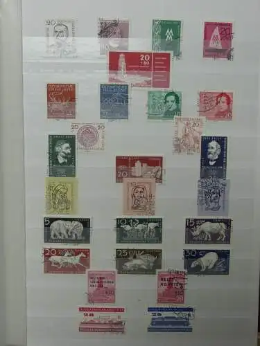 DDR ab Anfängen gestempelt besammelt im Einsteck Album #LZ809