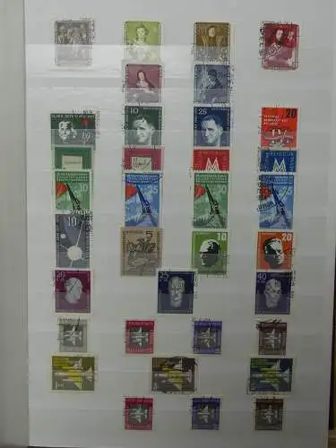 DDR ab Anfängen gestempelt besammelt im Einsteck Album #LZ809