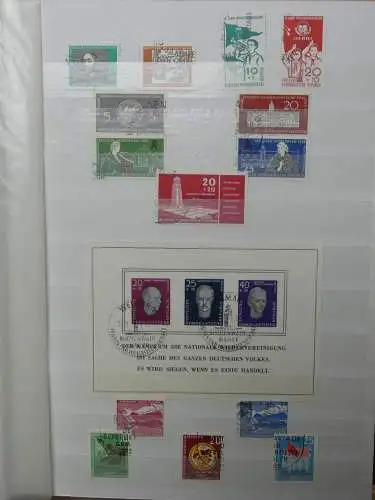 DDR ab Anfängen gestempelt besammelt im Einsteck Album #LZ809
