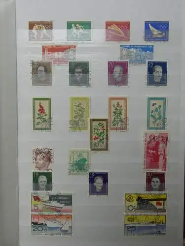 DDR ab Anfängen gestempelt besammelt im Einsteck Album #LZ809