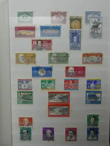 DDR ab Anfängen gestempelt besammelt im Einsteck Album #LZ809