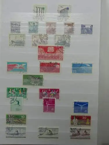 DDR ab Anfängen gestempelt besammelt im Einsteck Album #LZ809