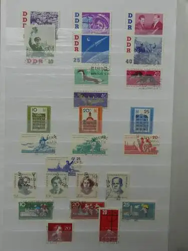 DDR ab Anfängen gestempelt besammelt im Einsteck Album #LZ809