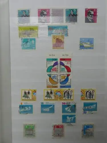 DDR ab Anfängen gestempelt besammelt im Einsteck Album #LZ809