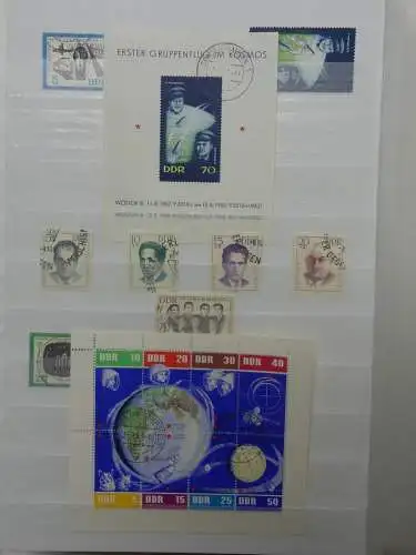 DDR ab Anfängen gestempelt besammelt im Einsteck Album #LZ809