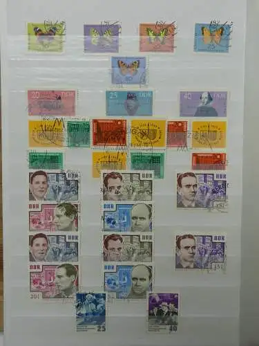 DDR ab Anfängen gestempelt besammelt im Einsteck Album #LZ809