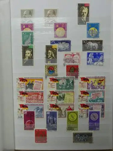 DDR ab Anfängen gestempelt besammelt im Einsteck Album #LZ809