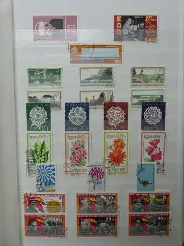 DDR ab Anfängen gestempelt besammelt im Einsteck Album #LZ809