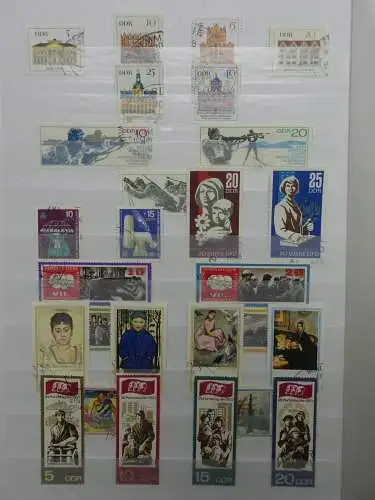 DDR ab Anfängen gestempelt besammelt im Einsteck Album #LZ809