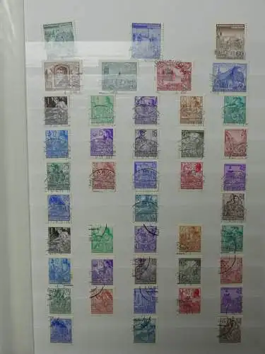 DDR ab Anfängen gestempelt besammelt im Einsteck Album #LZ809