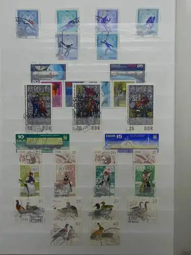 DDR ab Anfängen gestempelt besammelt im Einsteck Album #LZ809