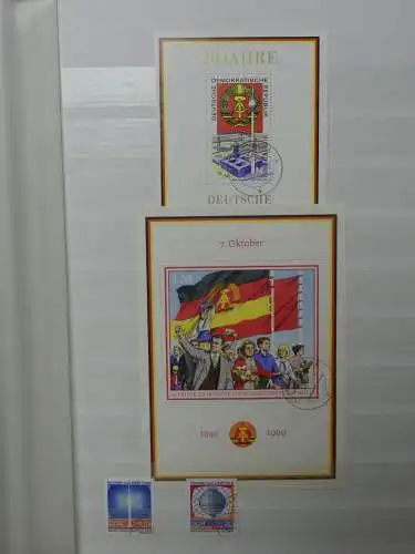 DDR ab Anfängen gestempelt besammelt im Einsteck Album #LZ809