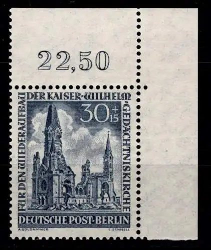 Berlin 109 Ecke 2 postfrisch vom Eckrand #ON641