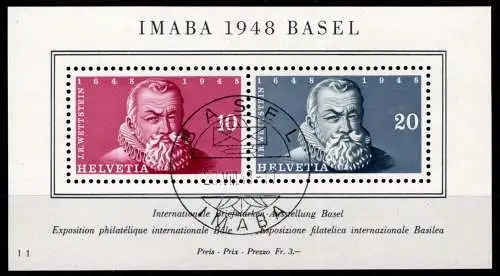 Schweiz Block 13 gestempelt #ON613