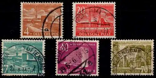 Berlin 112-113, 121-123 gestempelt #ON604