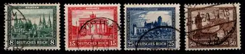Deutsches Reich 450-453 gestempelt #ON608