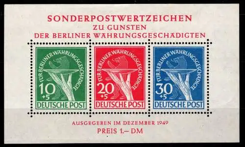 Berlin Berlin Block 1 postfrisch geprüft Schlegel BPP #ON656