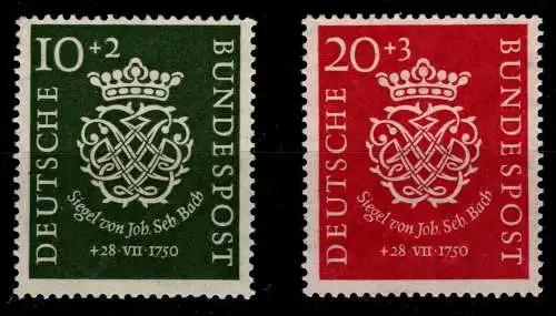 BRD Bund 121-122 ** postfrisch gepr. Schlegel BPP #ON669