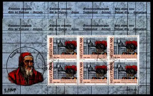 Schweiz Kleinbogen 1945-46 gestempelt #ON696