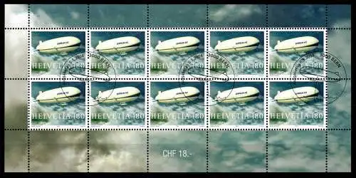 Schweiz Kleinbogen 1879 gestempelt #ON702