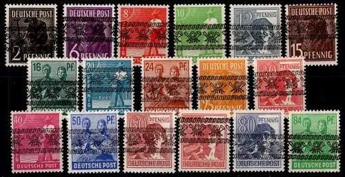 Bizone 36-51 I postfrisch inkl. 49 I #ON772