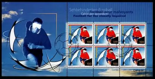 Schweiz Kleinbogen 1925 gestempelt #ON697