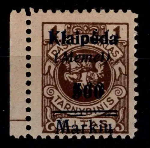 Memel 134 VI postfrisch #OK652