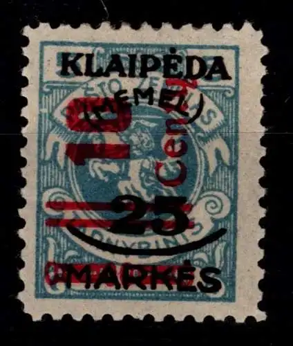 Memel 230 III mit Falz #OK669